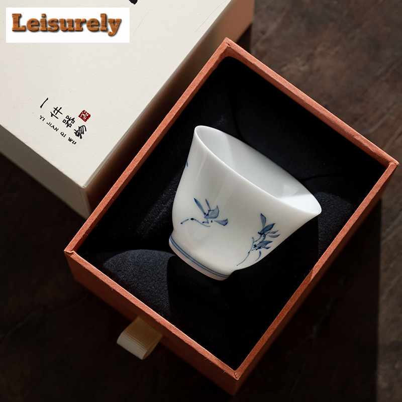 Handmade Ceramic Mug - Cangkir lezat porselen putih cangkir gelas