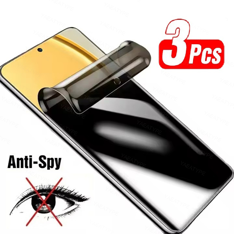 Vivo V40 - 3Pcs Film Hidrogel Privasi Untuk Vivo