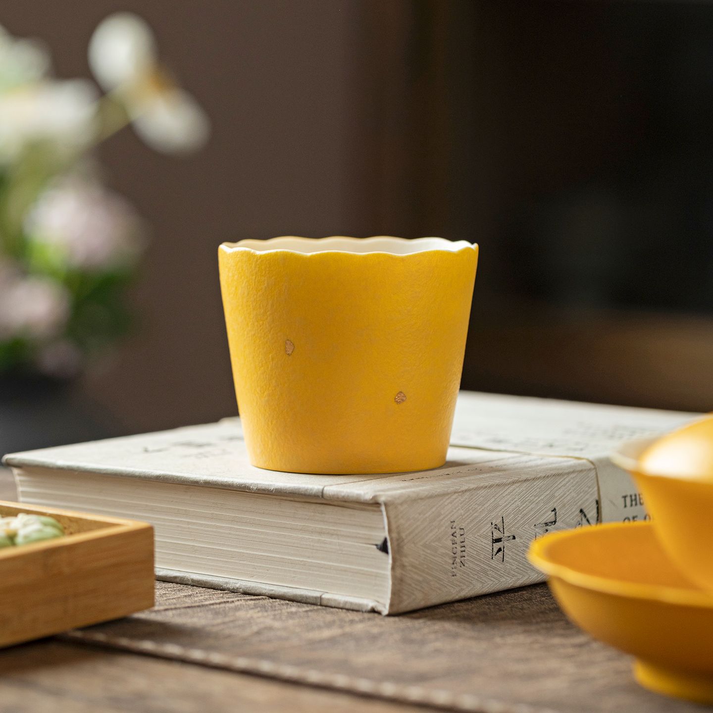 Handmade Ceramic Mug - Cangkir Kopi Keramik Berwarna Kuning Lemon
