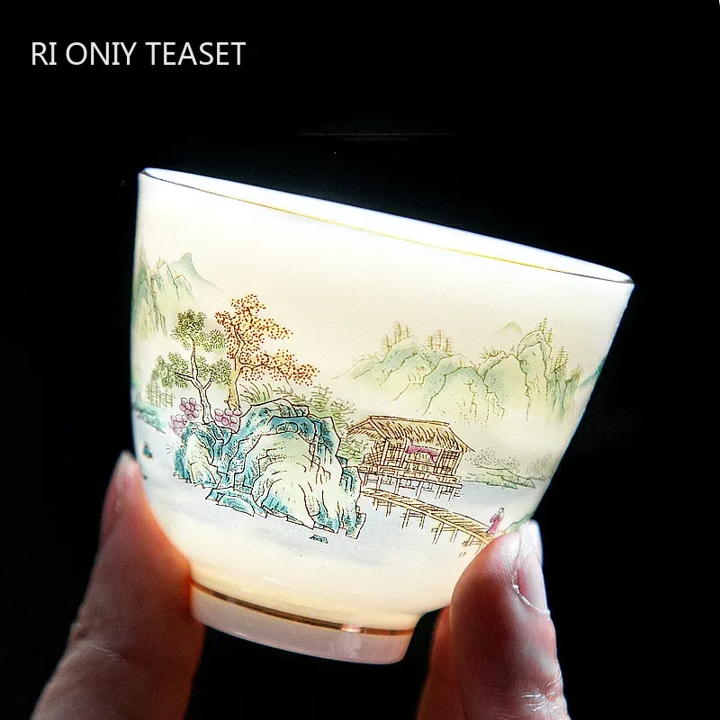 Handmade Ceramic Mug - 1 Buah Cangkir Teh Keramik Tiongkok