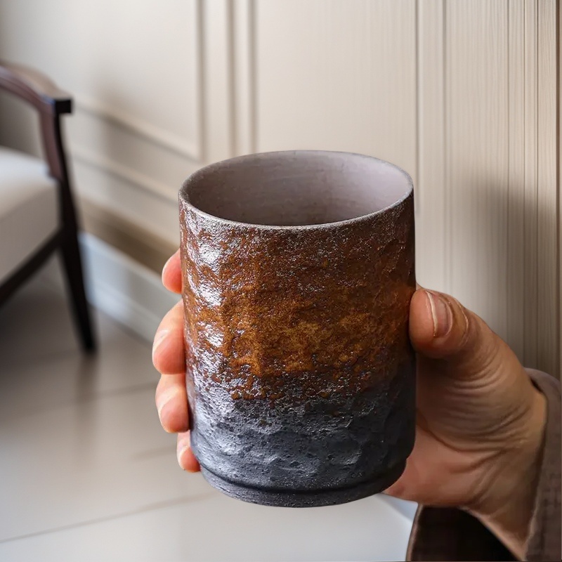 Handmade Ceramic Mug - Mug Stoneware Cina Buatan Tangan Antik