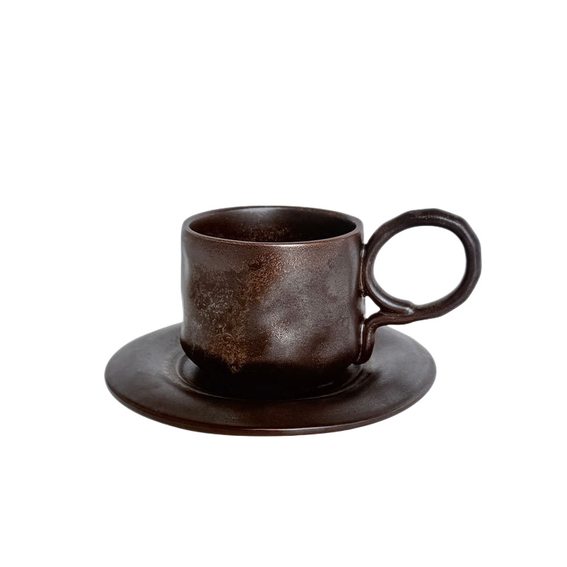 Set Cangkir dan Piring Kopi Ke - Handmade Ceramic Mug ulasan dan harga