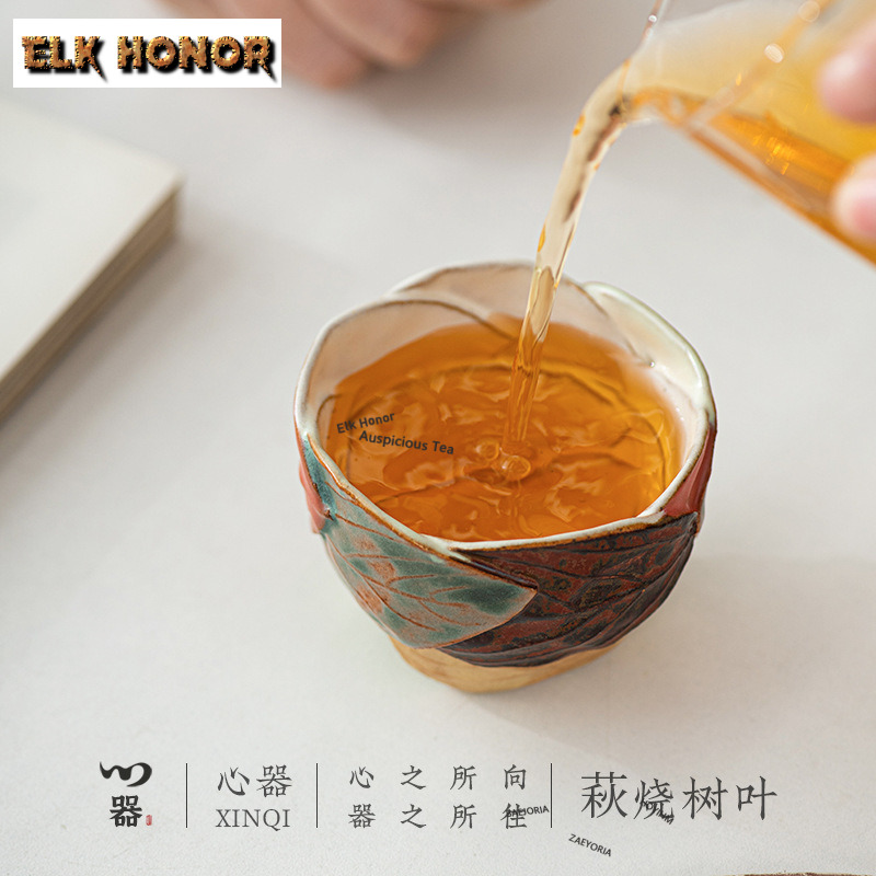 110ml Cangkir Teh Tanah Liat B - Handmade Ceramic Mug ulasan dan harga