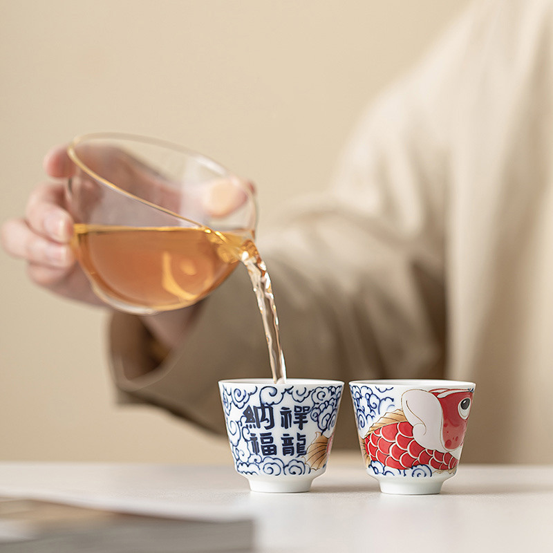 1 Buah Cangkir Teh Porselen An - Handmade Ceramic Mug ulasan dan harga
