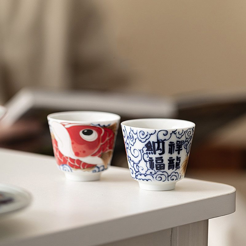 1 Buah Cangkir Teh Porselen An - Handmade Ceramic Mug ulasan dan harga